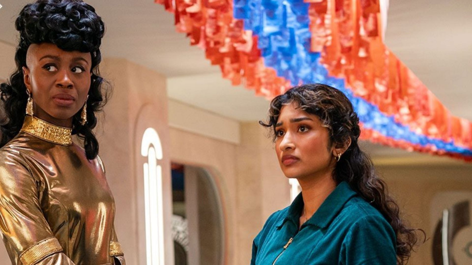 An image of Cora and Belinda from Doctor Who season 2 episode 6 (Image via Instagram/@bbcdoctorwho)